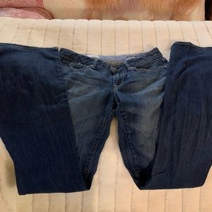 Gap size 27/4 sexy boot flare jeans EUC